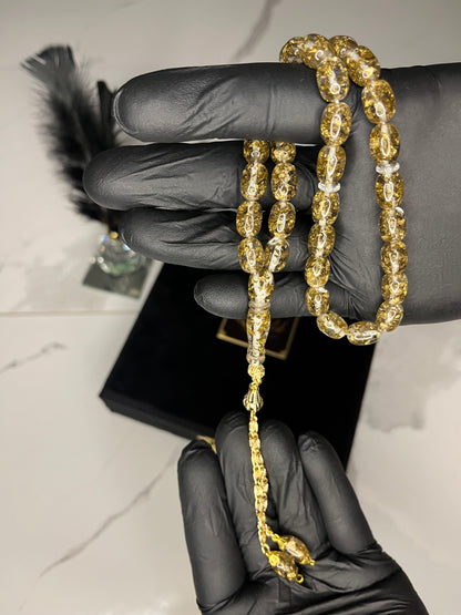 Golden Rosary Tespih (Sarı)