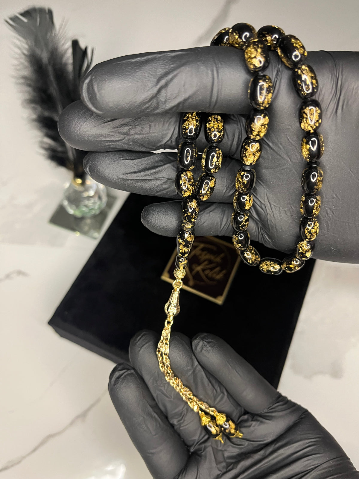 Golden Rosary Premium Black Edition Tespih (Siyah)